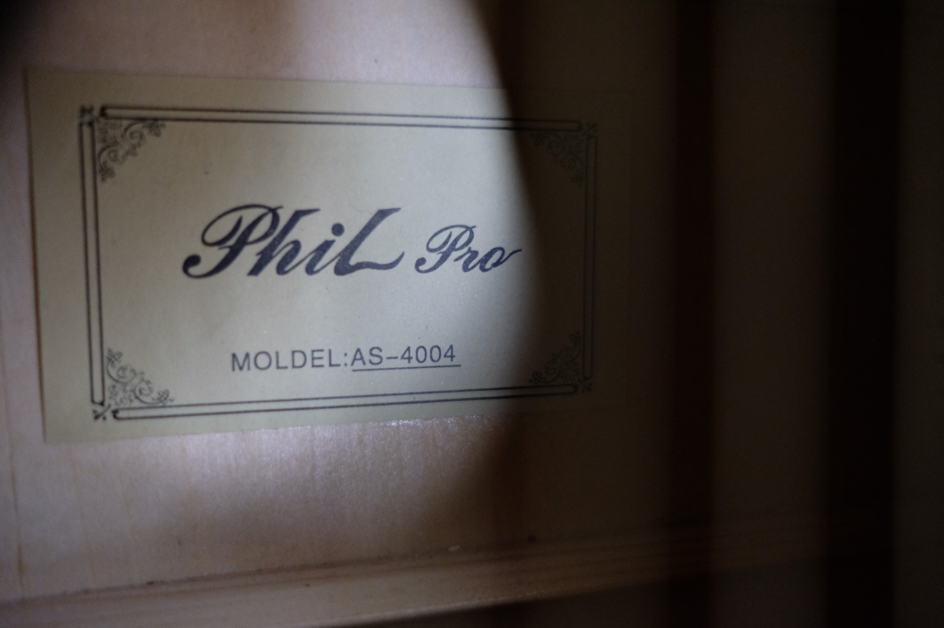 Акустическая гитара Phil Pro AS - 4004 / 3TS