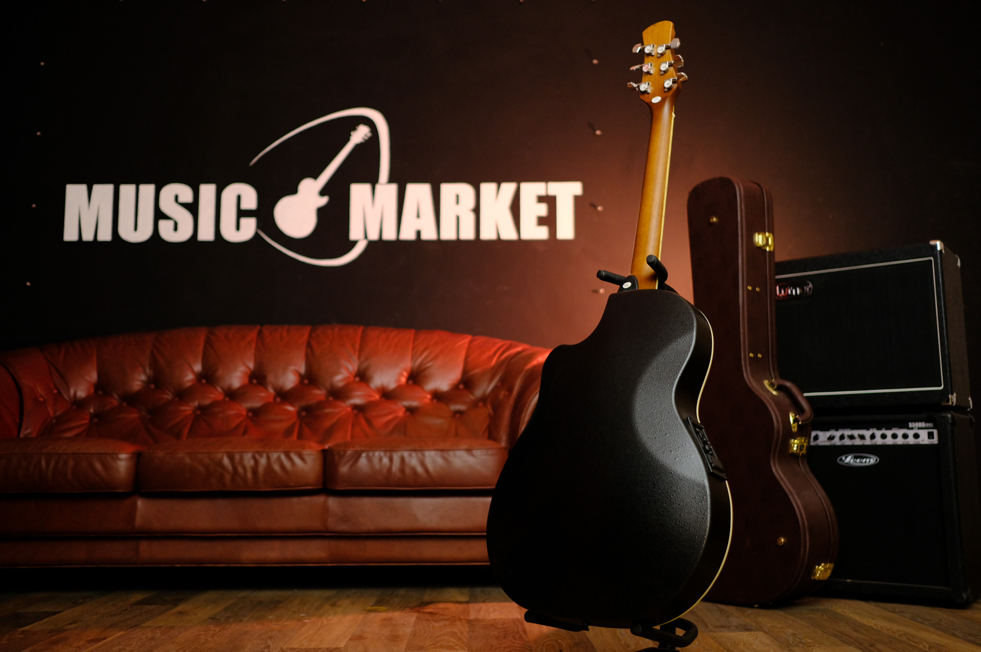 Электроакустическая гитара Stagg A2006-BLS