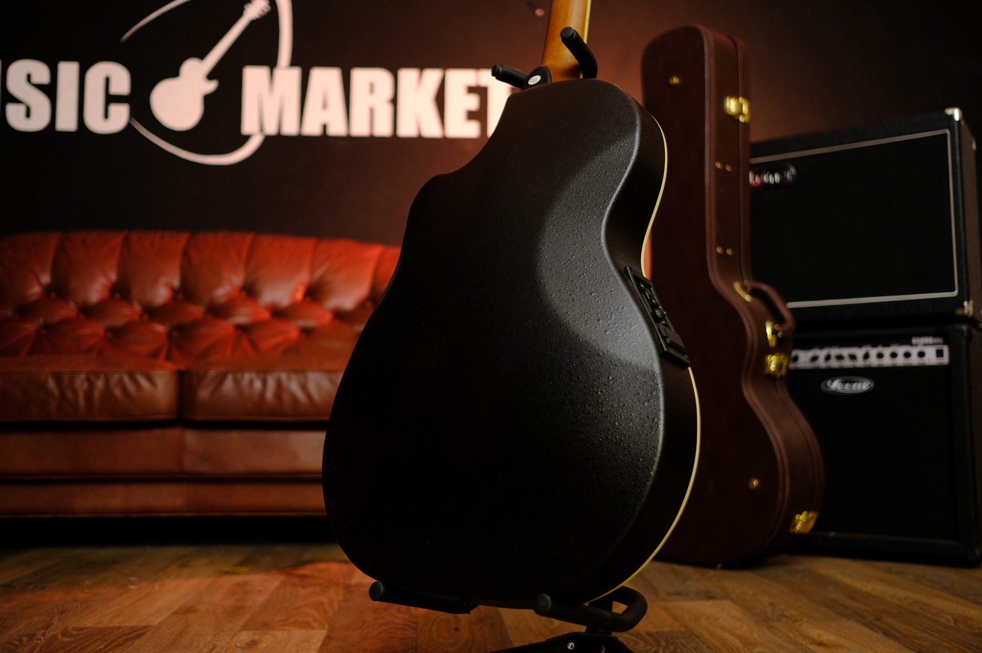 Электроакустическая гитара Stagg A2006-BLS