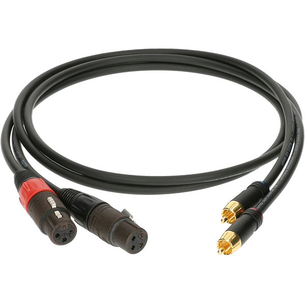 Кабель акустический RCA-XLRf, 1,5м, 2шт, Klotz AL-RF0150