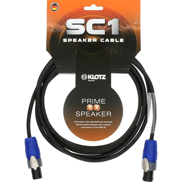 Кабель акустический SpeakON, 20м, Klotz SC3-20SW