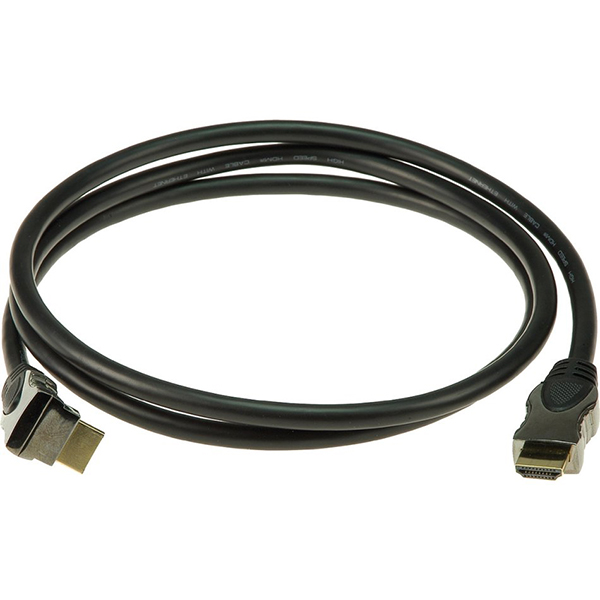 Кабель HDMI, прямой/угловой, 2м, Klotz HA-HA-A2