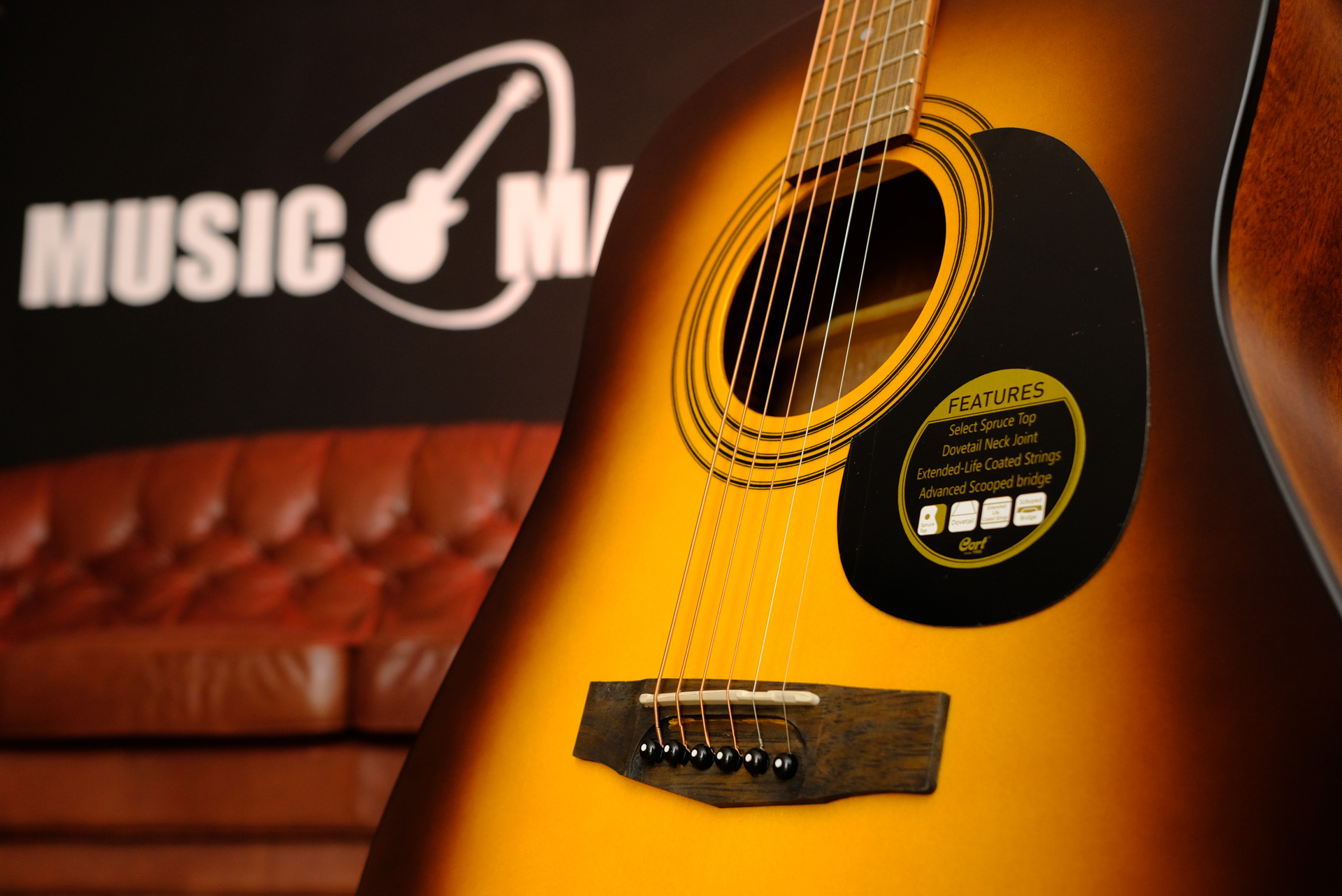 Акустическая гитара Cort AD810-SSB