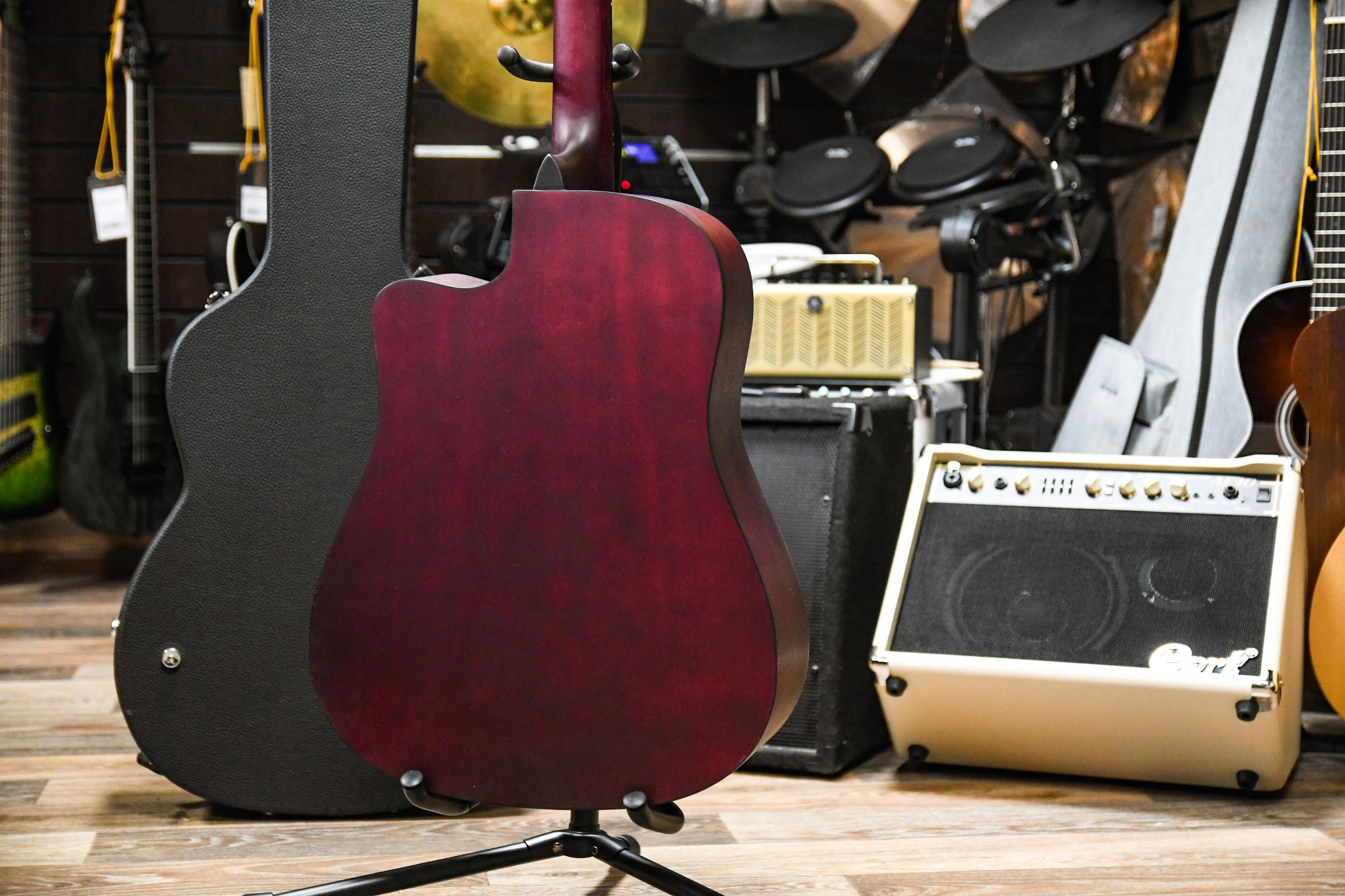 Акустическая гитара FLIGHT D-155C MAH RD