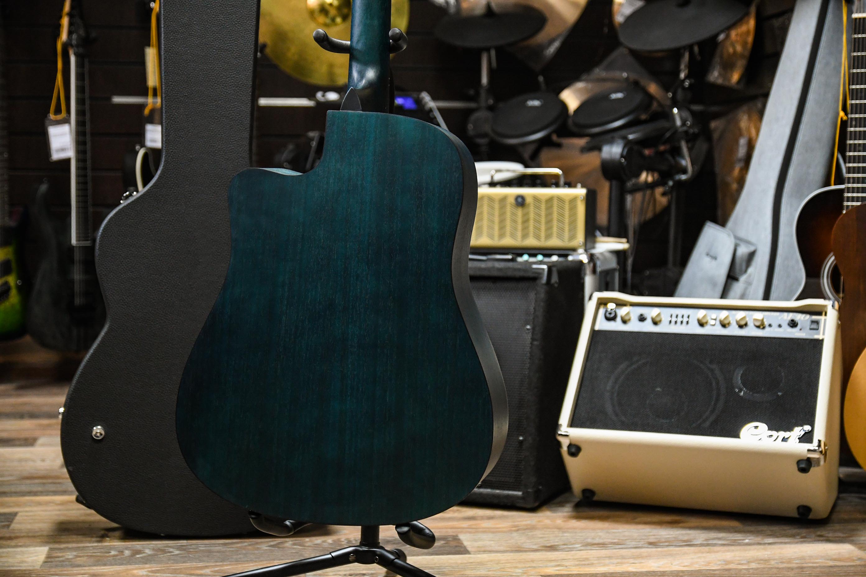 Акустическая гитара FLIGHT D-155C MAH BL