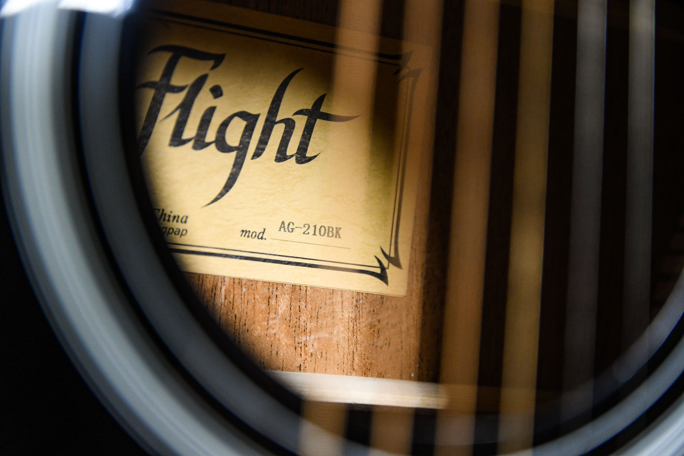 Гитара акустическая FLIGHT AG-210 BK