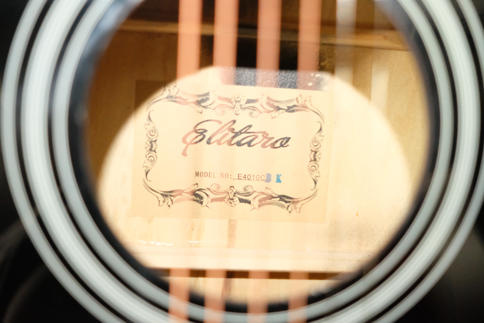 Акустическая гитара Elitaro E4010C BK