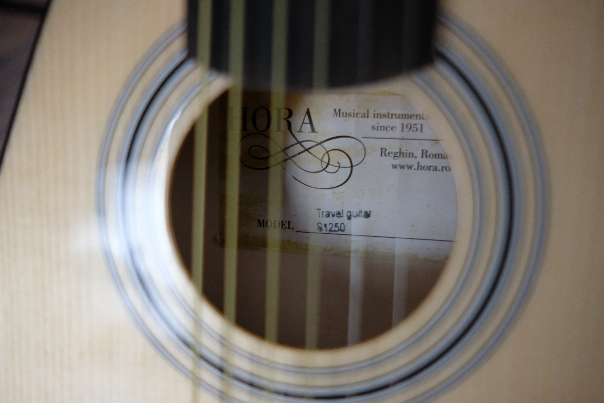 Акустическая гитара Hora Travel Guitar S1125