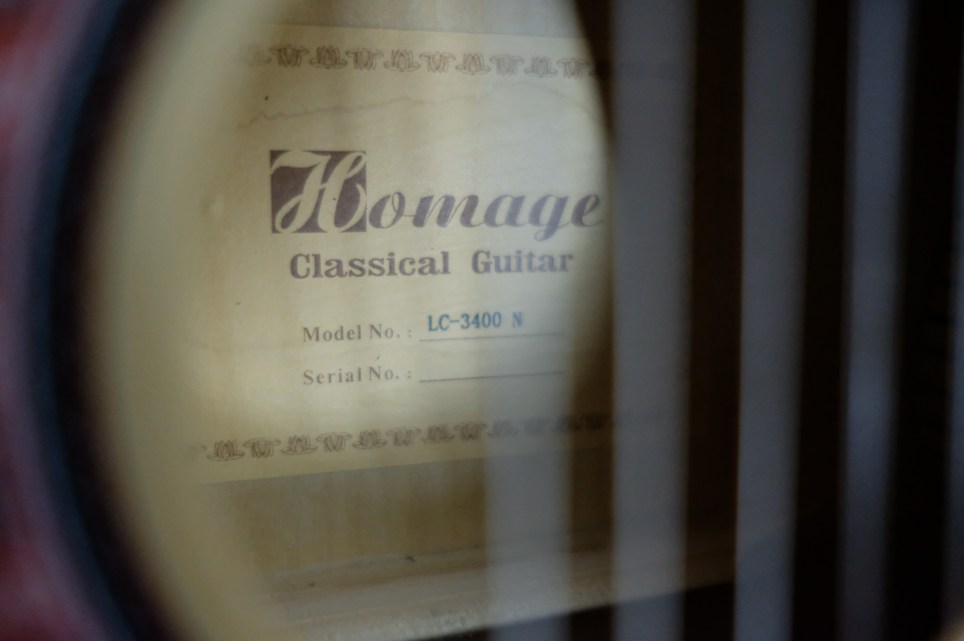 Классическая гитара Homage LC-3400