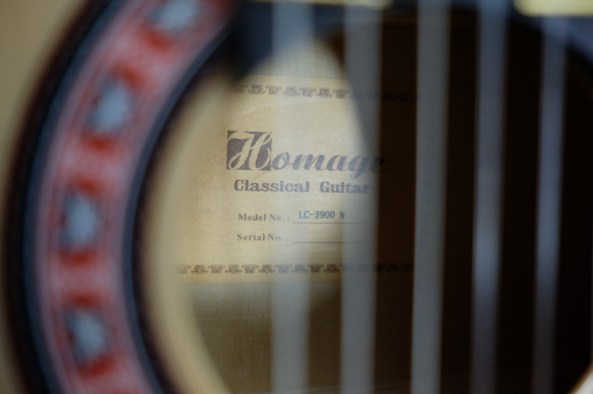 Классическая гитара Homage LC-3900-N