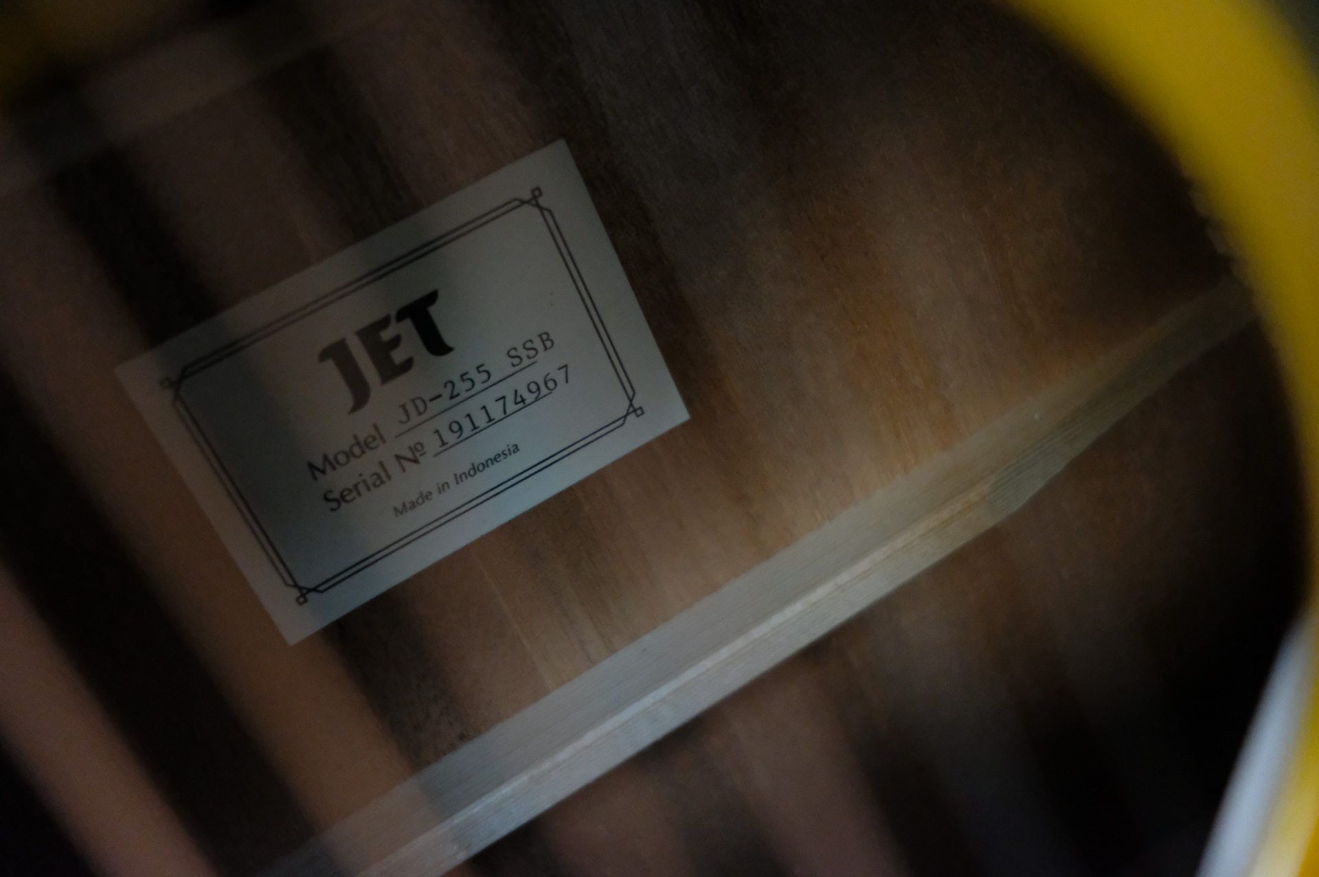 Гитара акустическая шестиструнная JET JD-255 SSB