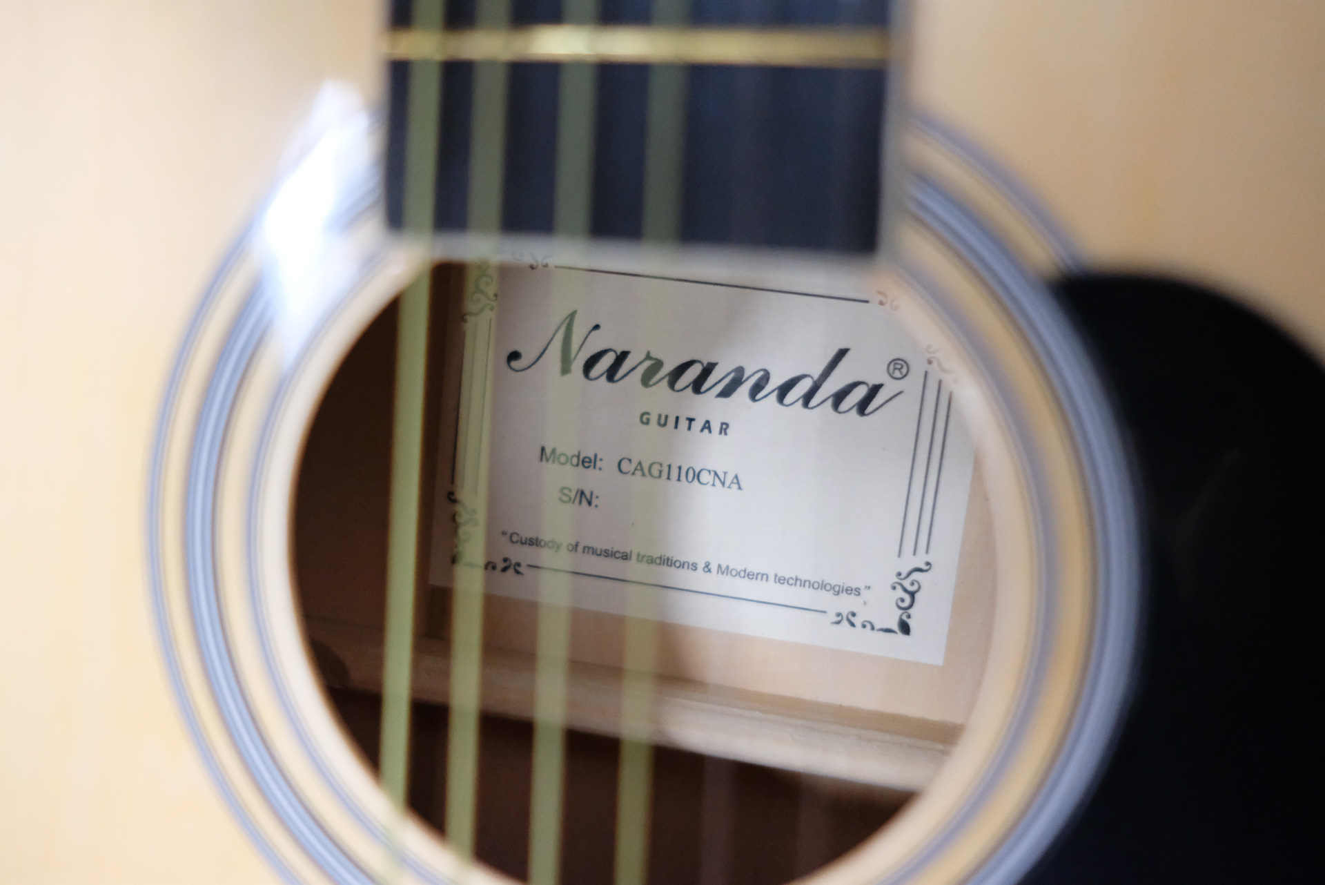 Акустическая гитара Naranda CAG110CNA