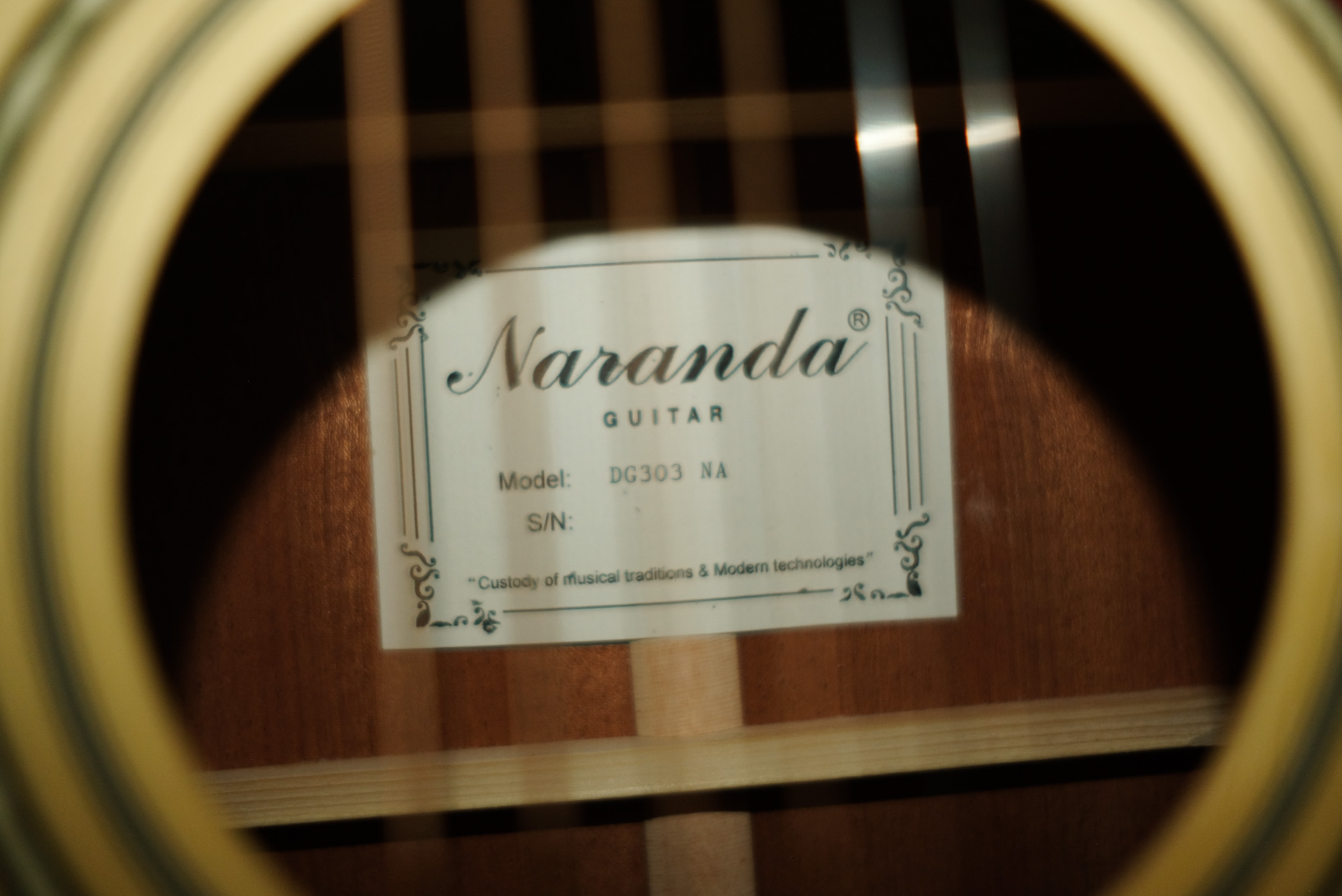 Акустическая гитара Naranda DG303NA