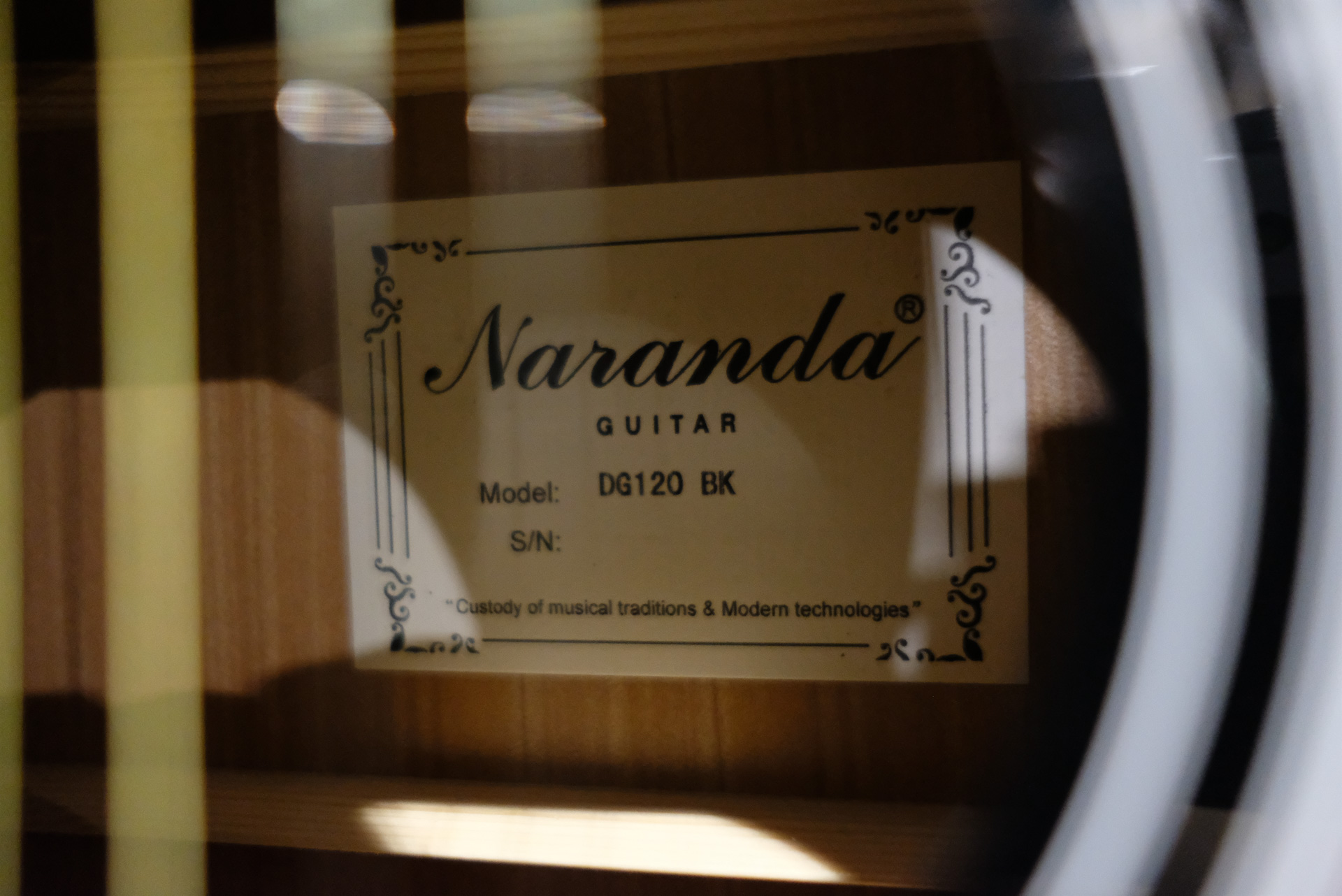 Акустическая гитара Naranda DG120BK