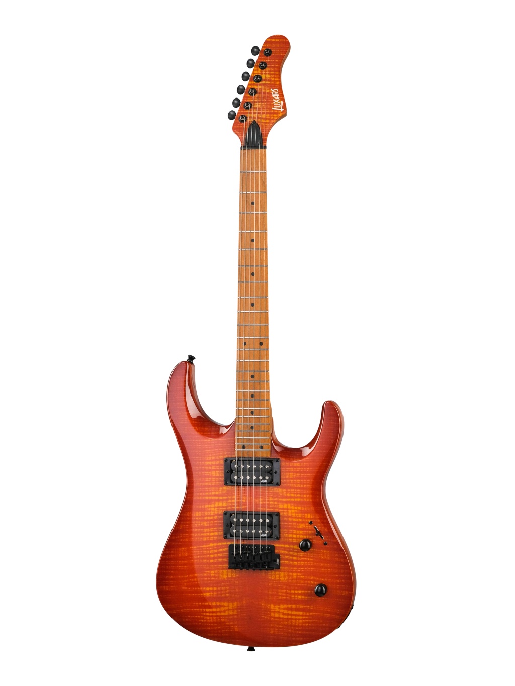 S-G37-HB Электрогитара, желтая, Luxars