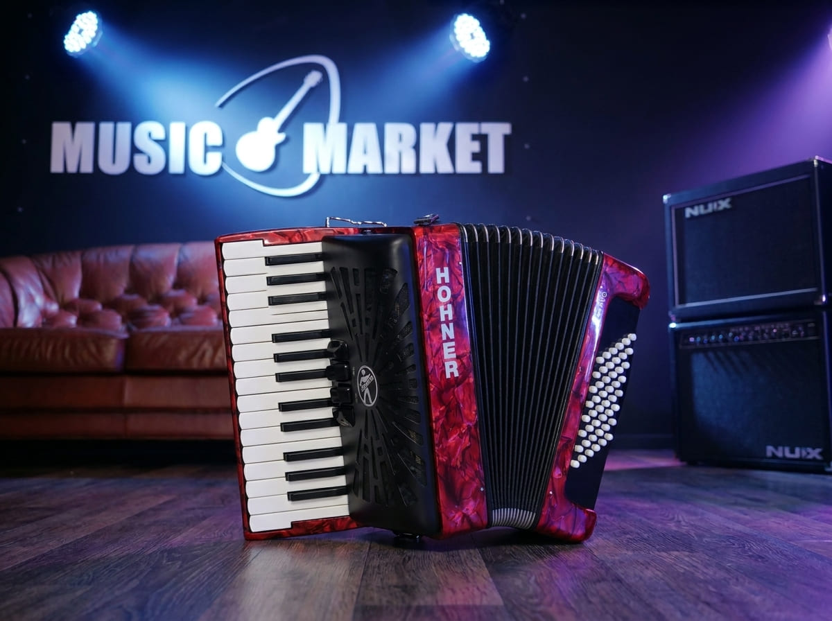 HOHNER Bravo II 48 red - Аккордеон 1/2