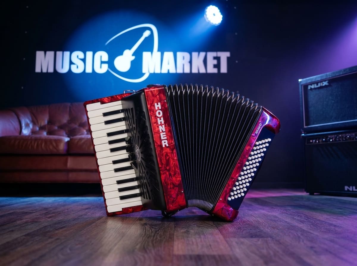 HOHNER Bravo II 60 red - Аккордеон 1/2