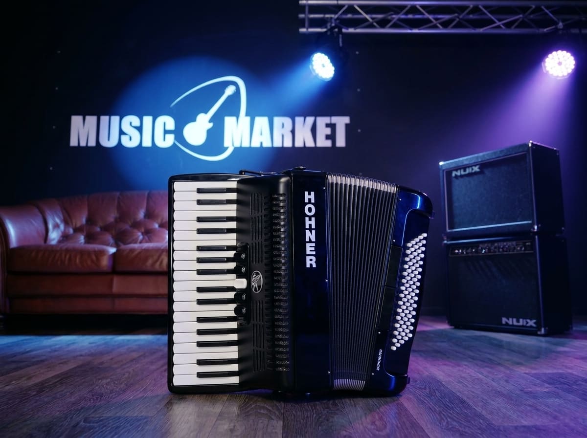HOHNER Bravo III 72 black - Аккордеон 3/4