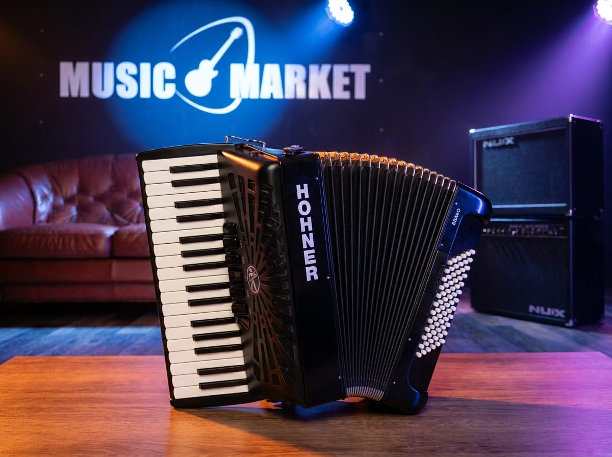 HOHNER Bravo III 72 black - Аккордеон 3/4
