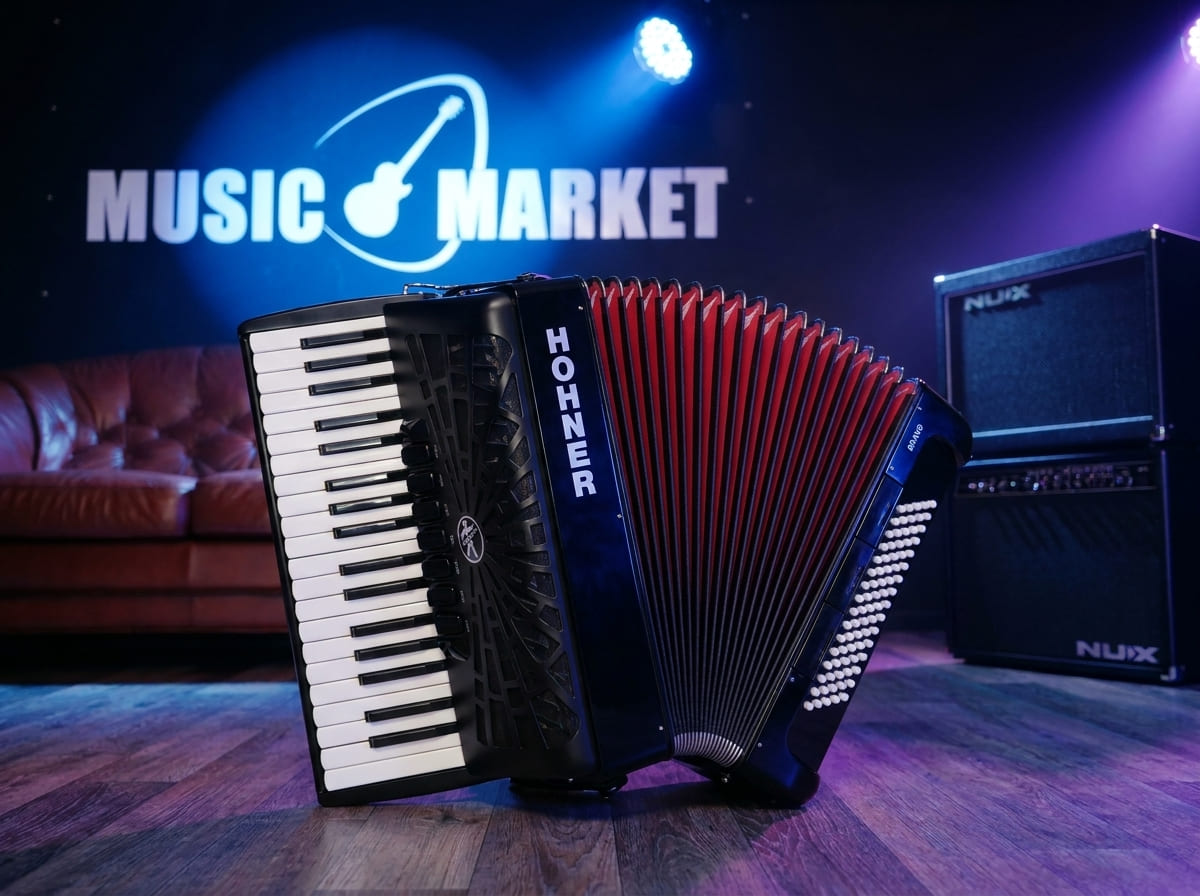 HOHNER Bravo III 80 black - Аккордеон 7/8