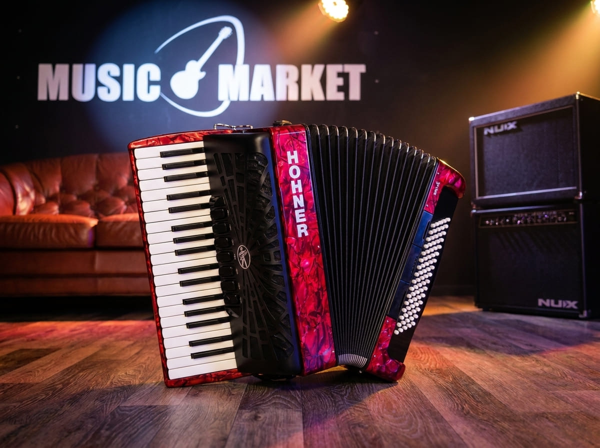HOHNER Bravo III 80 red - Аккордеон 7/8