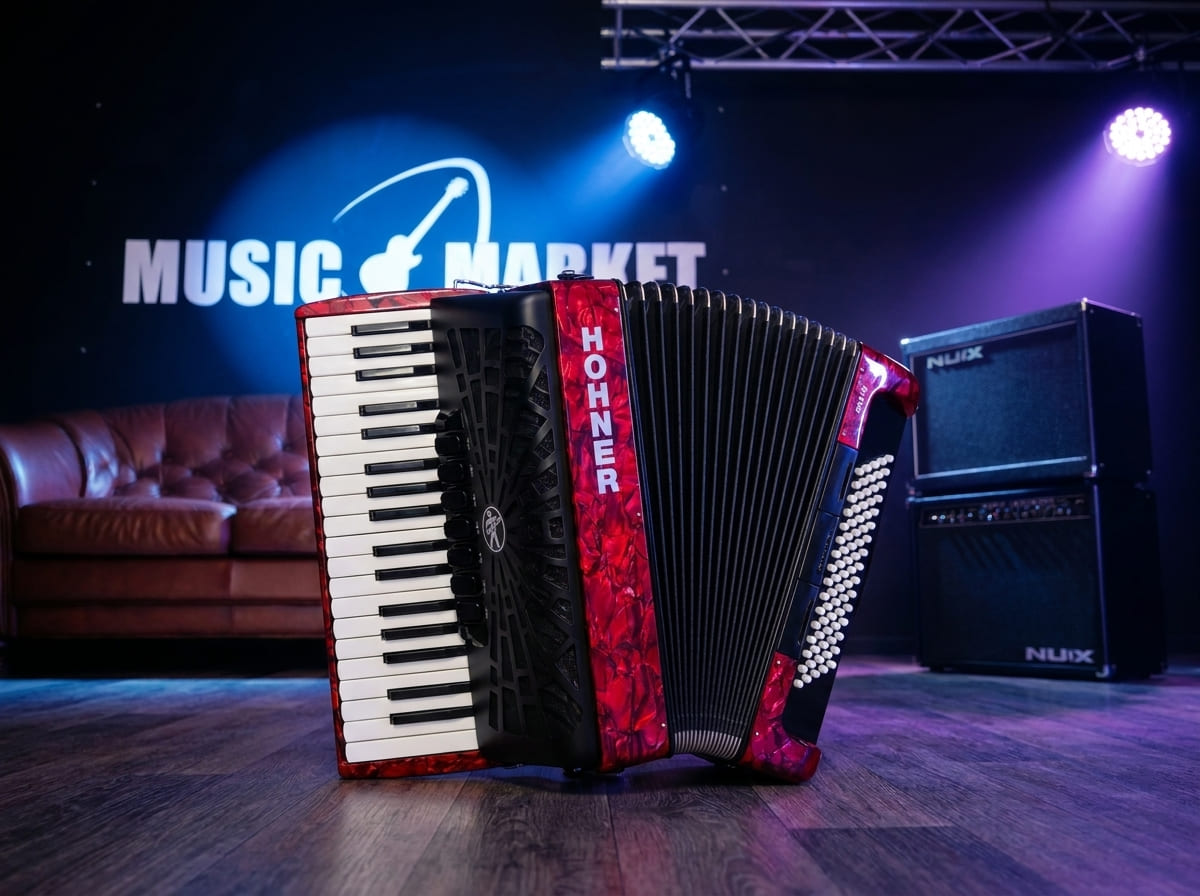 HOHNER Bravo III 80 red - Аккордеон 7/8