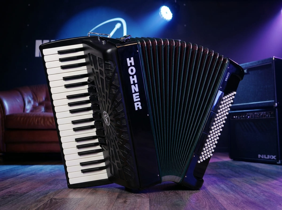 HOHNER Bravo III 96 black - Аккордеон 7/8