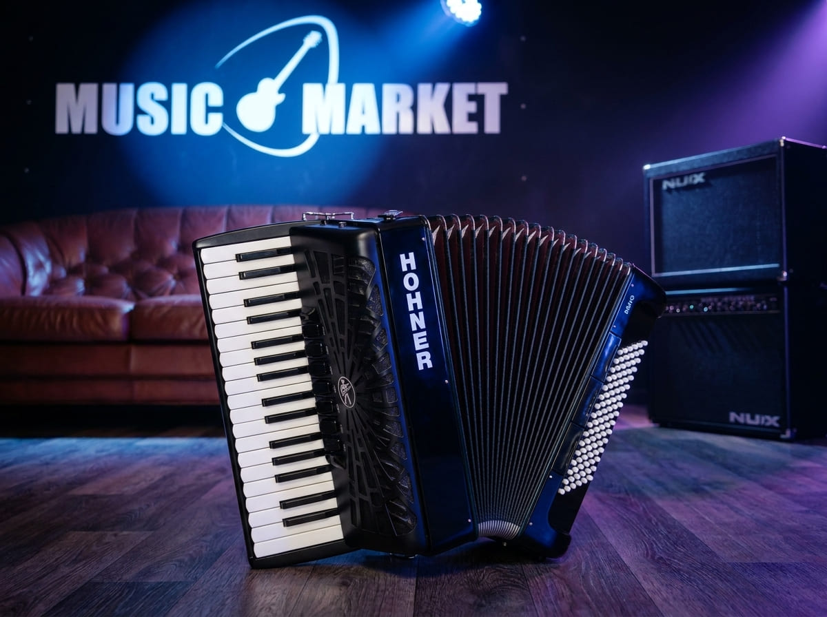 HOHNER Bravo III 96 black - Аккордеон 7/8