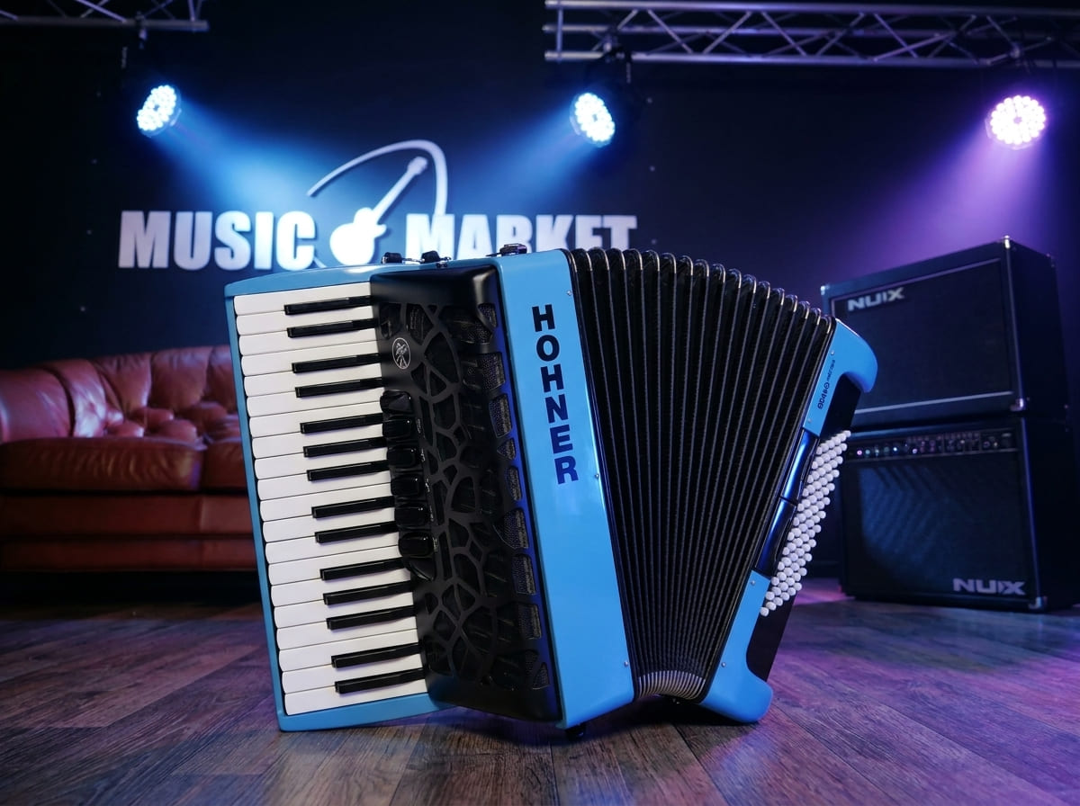 HOHNER Bravo my Color III 72 Sky - Аккордеон 3/4