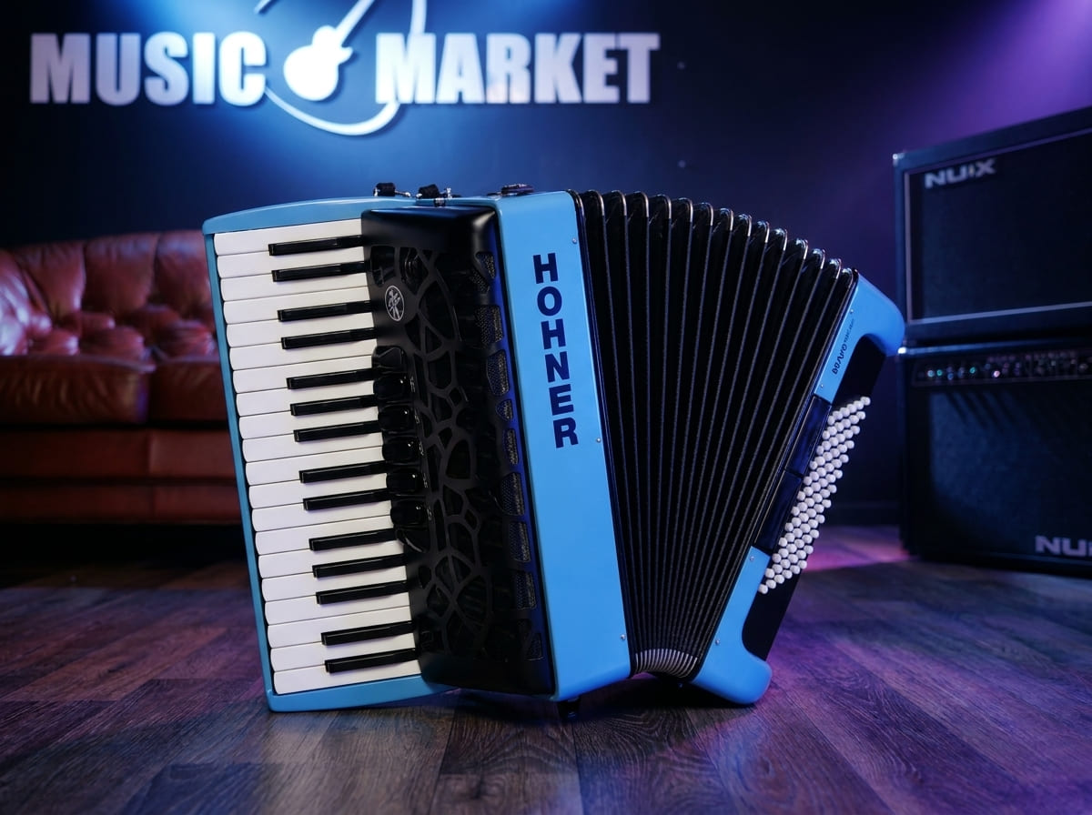 HOHNER Bravo my Color III 72 Sky - Аккордеон 3/4