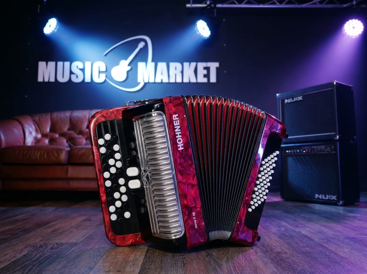 HOHNER Nova II 48 red - Баян ученический