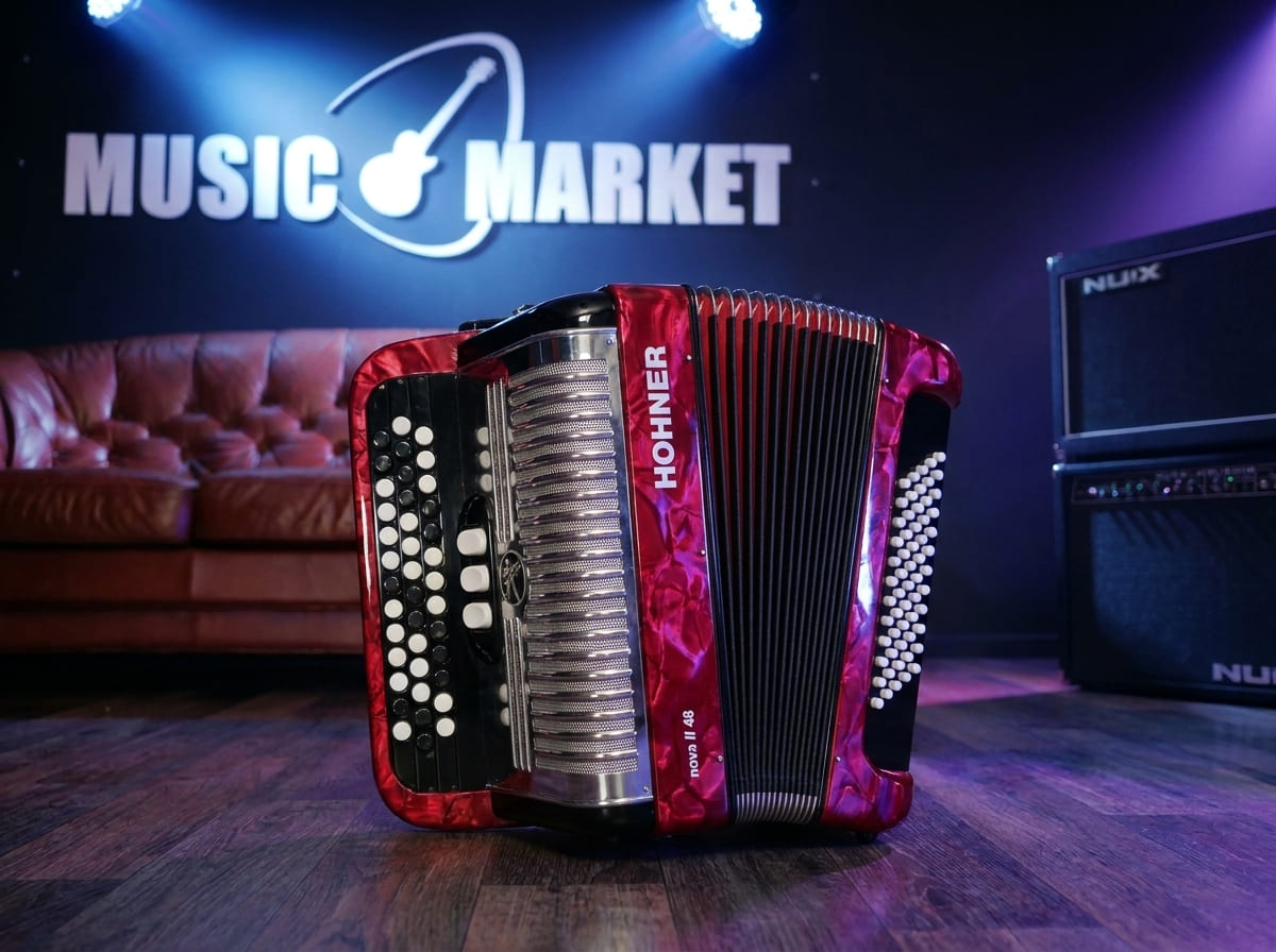 HOHNER Nova II 48 red - Баян ученический