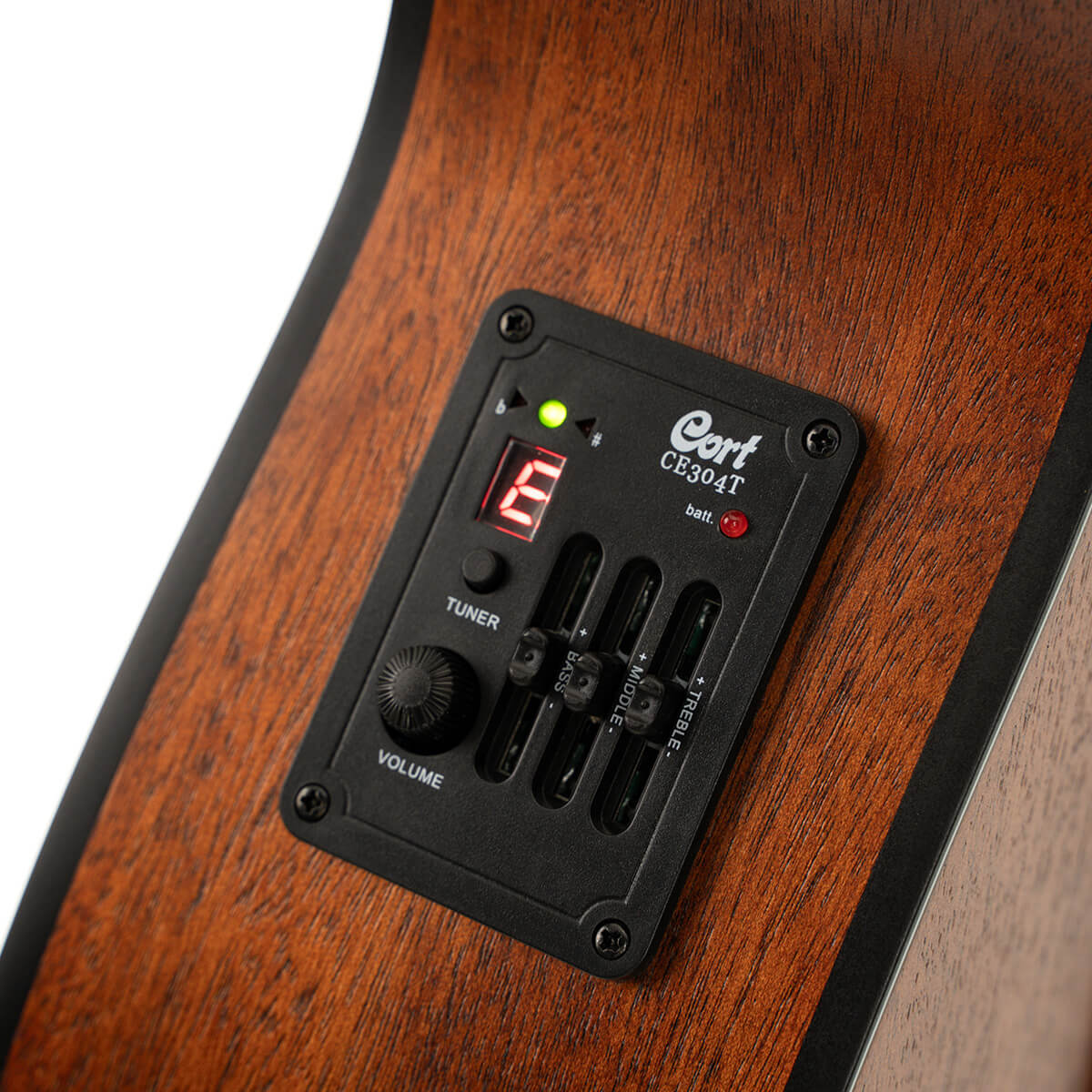 L60MCE-OP Luce Series Электро-акустическая гитара, цвет натуральный, Cort