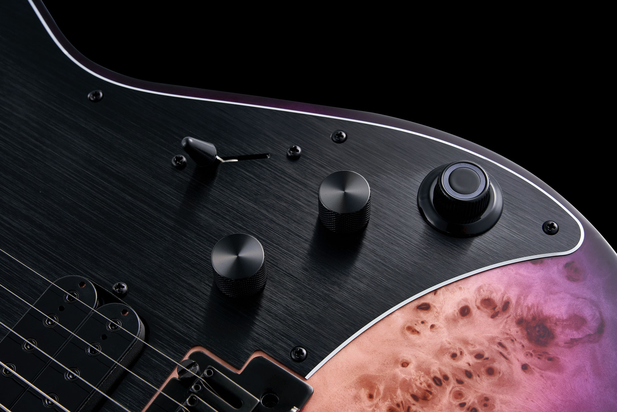 M810-PUBT Modern Электрогитара с встроенным процессором, фиолетовая, GTRS